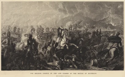 La Carga Decisiva de los Guardias de Vida en la Batalla de Waterloo
